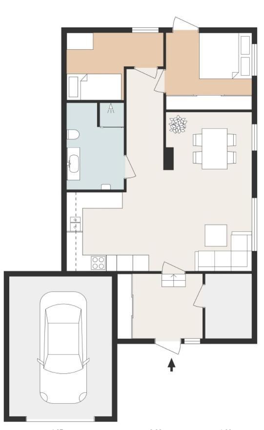Apartment Cozy Elegant 2bedroom W/parking And View
